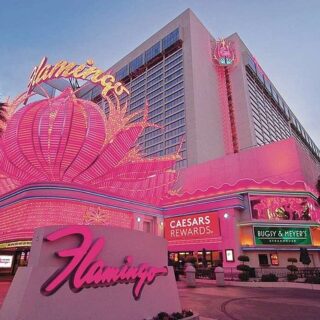 Exterior of Flamingo Hotel
